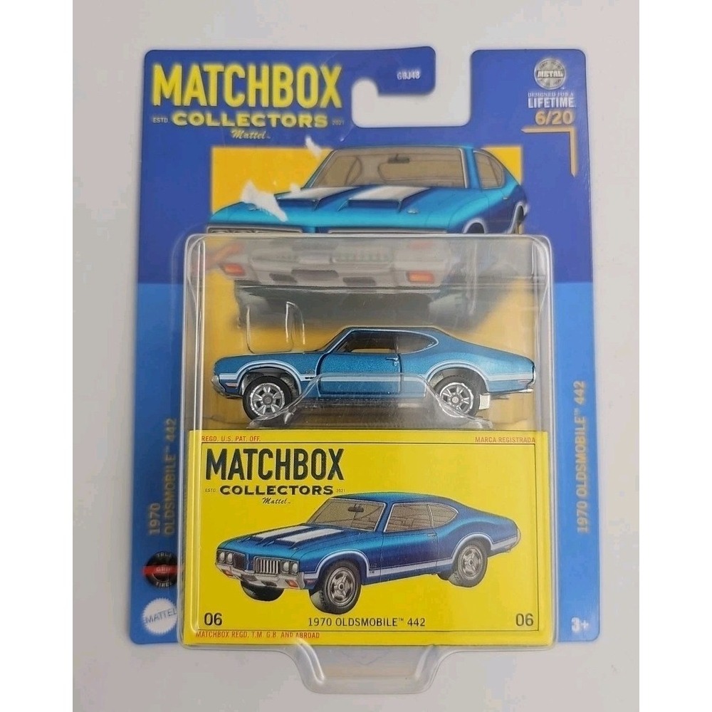 Mattel Matchbox Collectors, 2021 - 1970 Oldsmobile 442, 6/20 Metal. New/Sealed!‎